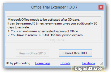 Microsoft Office Trial Extender